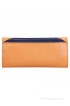 Caprese Milana Coral-Navy P.U Large Box Cluthches